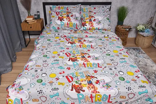 Пододеяльник Moon&Star Бязь Gold Люкс Dream Patrol King Size 220x240 см - фото 2