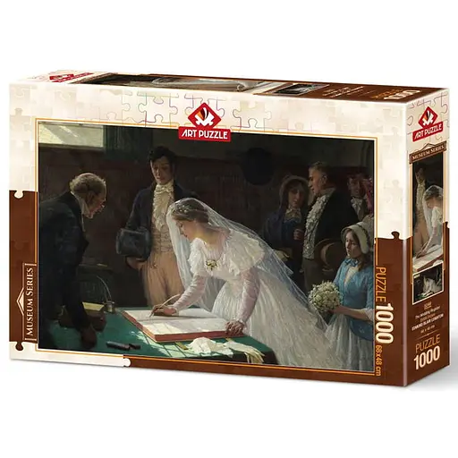 Пазл Art Puzzle Реєстрація шлюбу Едмунд Лейтон 1000 ел. (5246) - фото 1