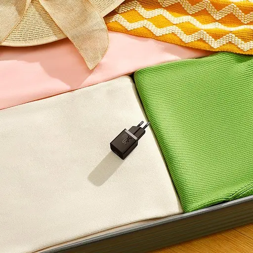 Сетевой адаптер Baseus GaN5 Fast Charger (mini) | 1Type-C, 30W/3A, PD/QC| (с C до C 100W 1м cable) - фото 2