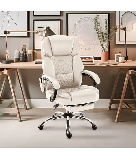 Крісло офісне Markadler Boss 6.0 Beige з масажем - фото 6