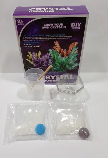 Набір для проведення дослідів "Кристали" LZ 22-2 Y, в коробці (6982231050037) Синій та Фіолетовий Вид 3 - фото 2