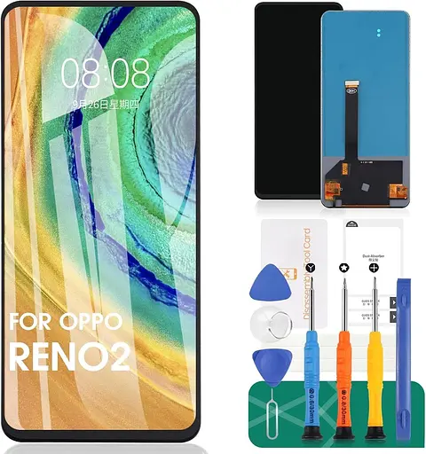 Заміна РК-екрану SRJTEK TFT для OPPO Reno 2 для заміни OPPO Reno 2 Сенсорний дигітайзер Резервний комплект без рамки