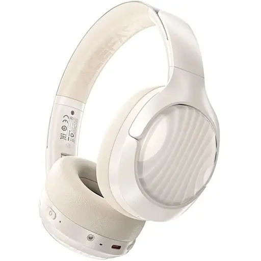 Беспроводные наушники Acefast H5 active noise cancelling wireless headset Milky White - фото 1