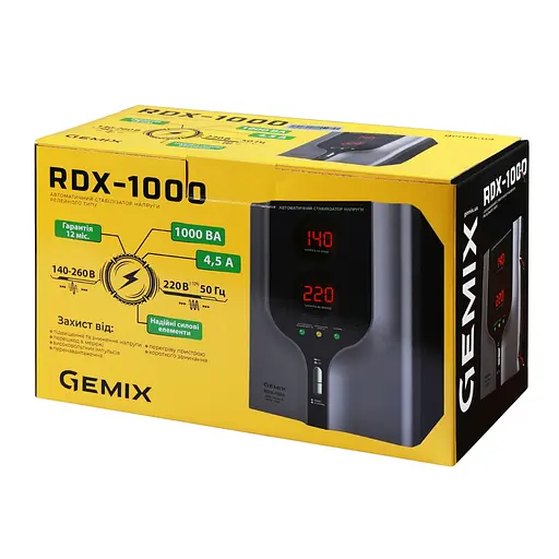 Стабилизатор Gemix RDX-1000 - фото 4