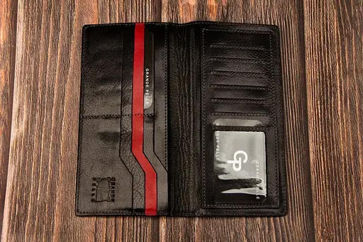 Женский кожаный кошелек Grande Pelle 20х10х2 см acs0024486 - фото 4