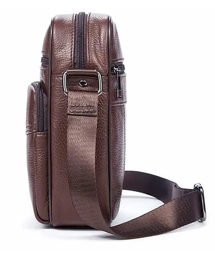 Чоловіча шкіряна сумка Vintage 17х23х5,5 см sum0012346 - фото 3