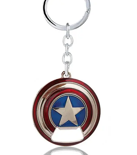 Брелок відкривачка для пляшок Щит Капітан Америка Captain America СА 10.063 - фото 1