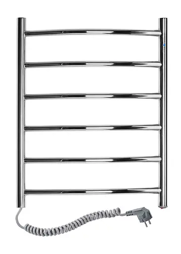 Электрический полотенцесушитель Navin Камелия 480x600 левый 10-007120-4860, Хром, Левое - фото 1