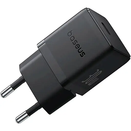 Мережевий зарядний пристрій Baseus Palm 1-USB-C 30W Cluster Black (P10111605113-00) [127628] - фото 3