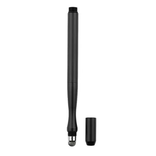 Стилус ємнісний, високоточний Jot Pro двосторонній, з вигином, металевий, чорний - фото 1