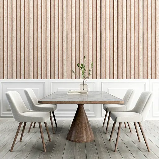 Рейка декоративна Wall Sticker PS 2900х120х12 мм Кремовий мармур із золотими вкрапленнями SW-00001748 - фото 6