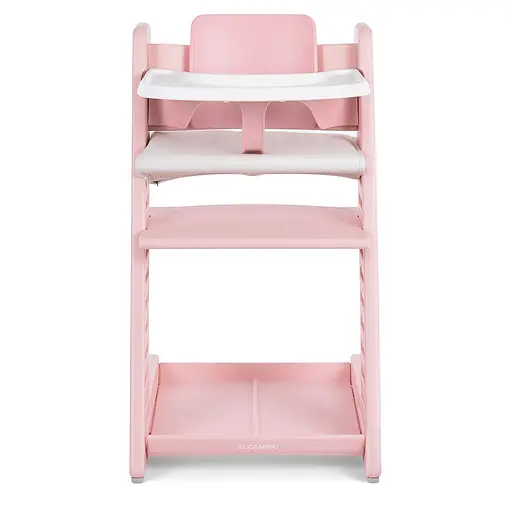 Стул для кормления ME 1101 STAGE экокожа Pink  - фото 2