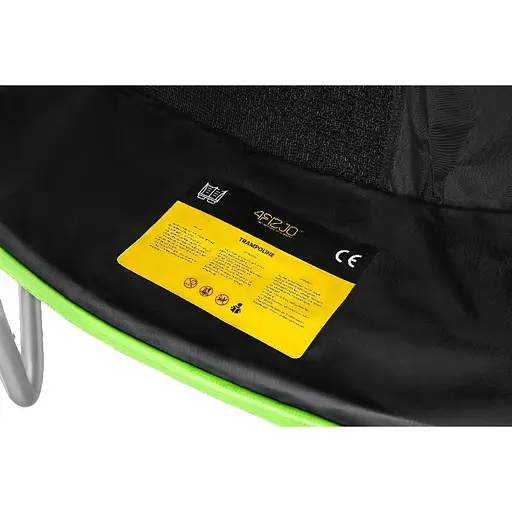 Батут с внутренней сеткой 4FIZJO Premium 10FT 312 см 4FJ0365 Black/Green (P-5907739314178) - фото 7