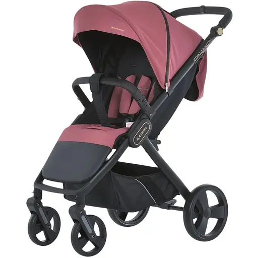 Детская прогулочная коляска-книга El Camino ME 1053-3 Dynamic Pro Dusty Rose Темно-розовая