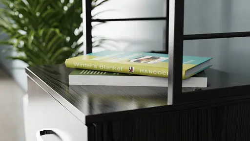 Стол-тумба трансформер Смарт 4/1 с этажеркой Ferrum-decor 1430x1450x500 Черный металл ДСП Сосна Кембра 16 мм (FRD-105125) - фото 8