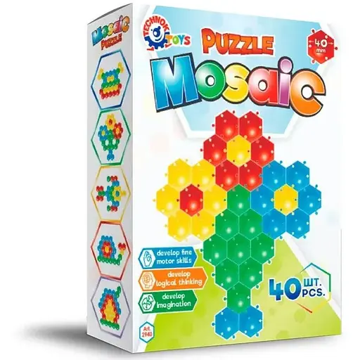 Мозаика-пазлы Коврик ТехноК (40 деталей)