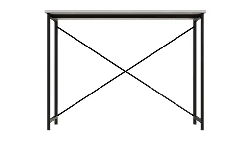 Стол письменный Line Лайт Ferrum-decor 750x1000x600 Черный металл ДСП Белый 16 мм (FRD-104843) - фото 3