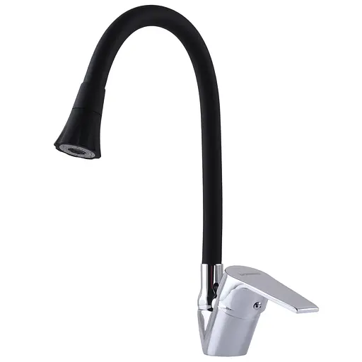 Смеситель для кухни Domino Blitz DBC-203SA-B01 Черный матовый - фото 1