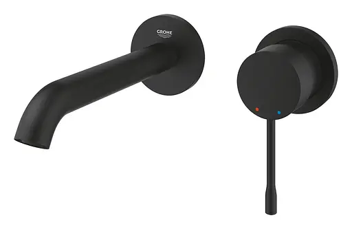 Змішувач для умивальника на два отвори M-Size Grohe Essence 29192KF1 Чорний матовий - фото 3