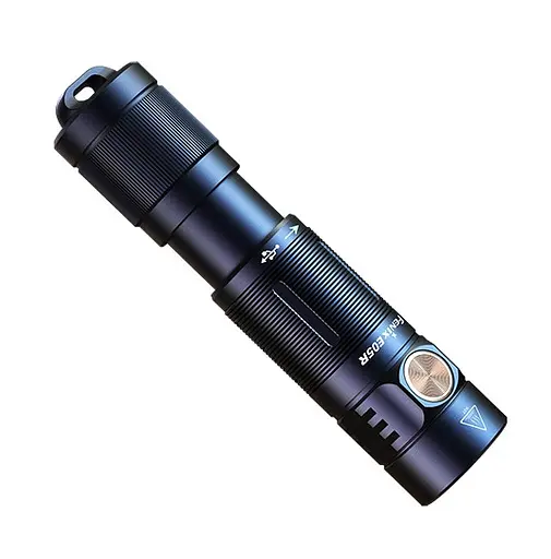 Ручной мини фонарик Fenix E05R 400лм Micro-USB (Черный) - фото 2