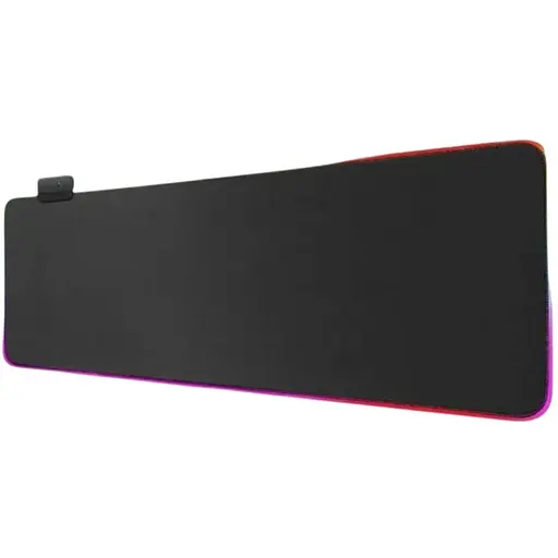 Килимок для миші комп'ютера з rgb підсвічуванням Choice 400х900 мм чорний