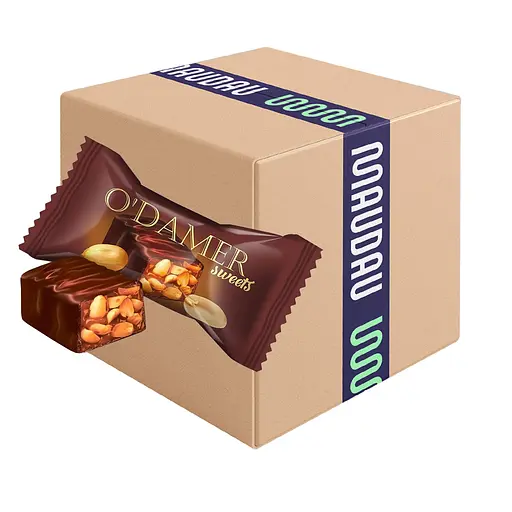 Уцінка. Цукерки Lukas O'Damer глазуровані з молочно-грильяжним корпусом 1 кг