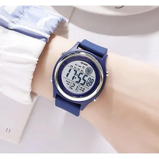 Детские наручные электронные часы Skmei Game (Blue) - фото 5