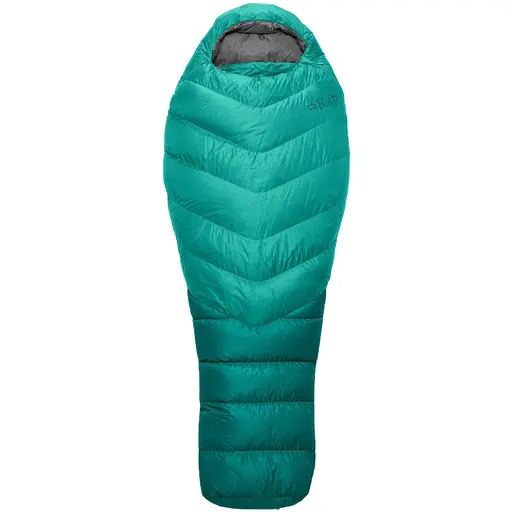 Спальник Rab Alpine 600 Wmns Regular Blue Peacock L лівий (1033-RB QSD-43-PCG-REG-LZ)