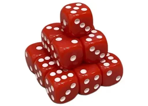 Настільна гра Games 7 Days Кубик D6 з точками (червоний) , 1 шт. (g7dd6dotsred)