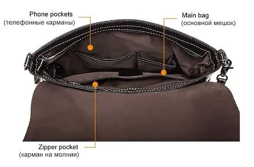 Чоловіча сумка Vintage 33,5х25,5х3 см sum0028958 - фото 4