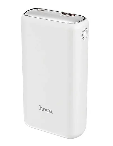 Внешняя батарея Hoco Q1A Kraft Fully Compatible 20000 mAh PD3.0 QC3.0 77Wh белая - фото 3