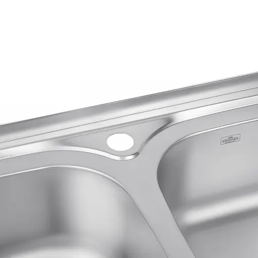 Кухонная мойка Kroner KRP Satin-5080Z (0,8 мм) CV022822, Satin - фото 8