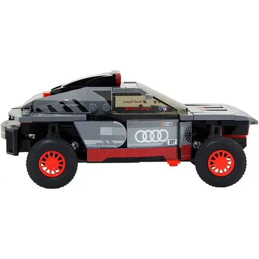 Машинка-конструктор Rastar Bricks Audi RS Q e-tron 1:30 серый - фото 3