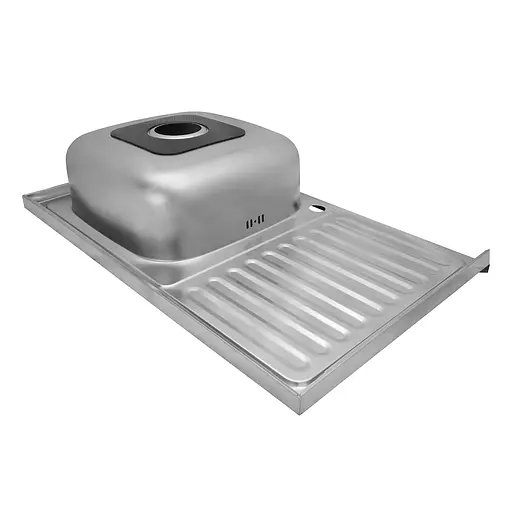 Кухонная мойка Kroner KRP Satin-5080R (0,8 мм) CV022821, Satin - фото 5