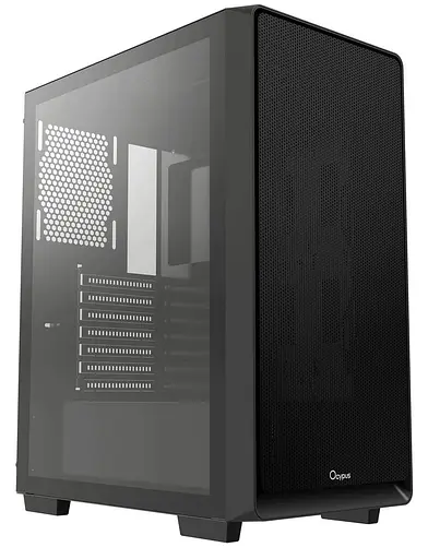 Корпус OCYPUS GAMMA C60 Black (GAMMA-C60-BKG000XX-GL) без блока питания - фото 1