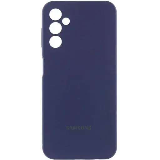 Чохол Lakshmi Silicone Cover Full Camera (AA) with logo для Samsung Galaxy A16 4G/5G Синій / Midnight blue