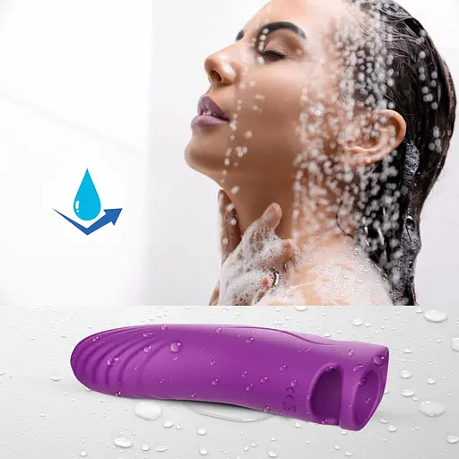 Вібратор на палець B - Series Joy Aurora, 11.8 см (фіолетовий) - фото 7