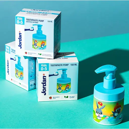Зубна паста Jordan Kids 0-5 років 150 мл з дозатором (510002810) - фото 4