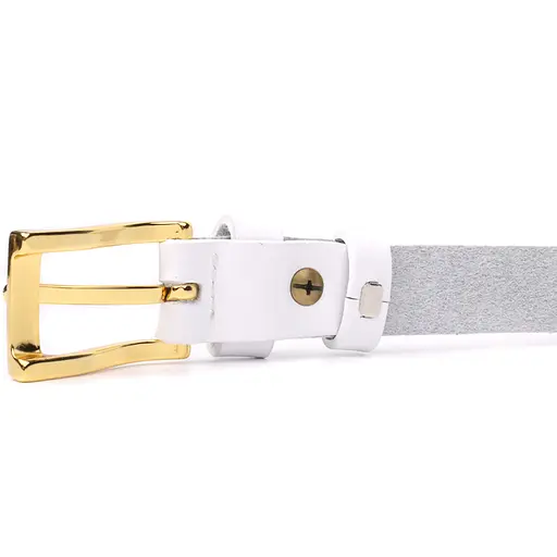 Ремінь шкіряний Grande Pelle для жінок 120х2 см стильний тонкий acs0029633 - фото 7