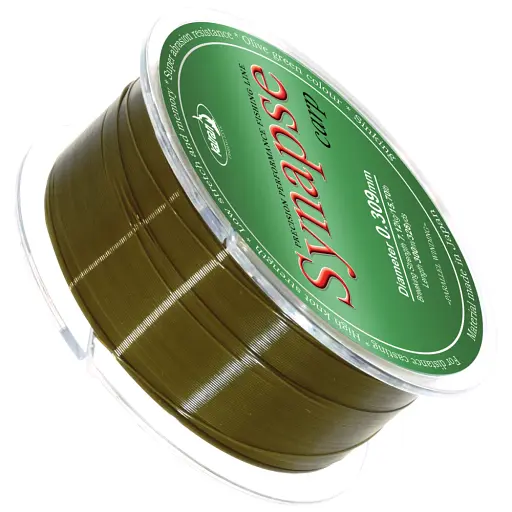 Леска Katran Synapse Carp 300 м (olive green) 0.309 мм 15.3 lb/7.12 кг - фото 2