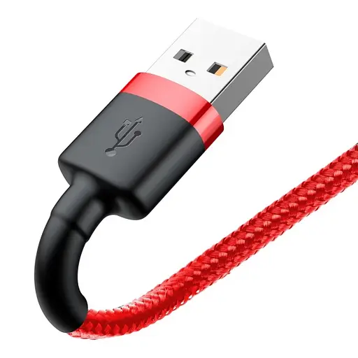 Кабель Baseus Cafule Cable USB For Lightning 1.5A 2m Red+Red - фото 4