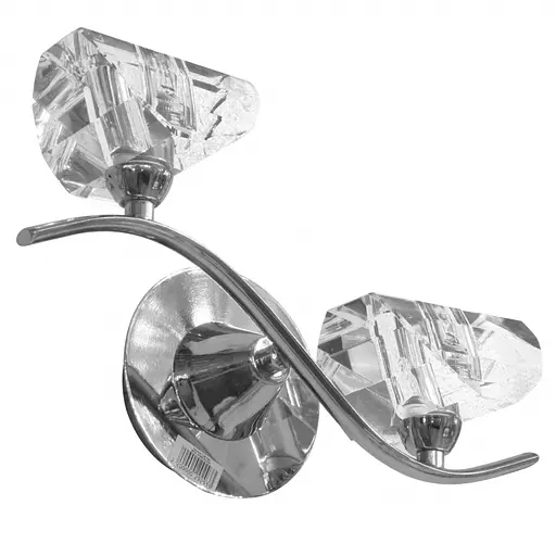 Бра Brille BR-01 151W/2 G9 CHR галогенное настенное накладное