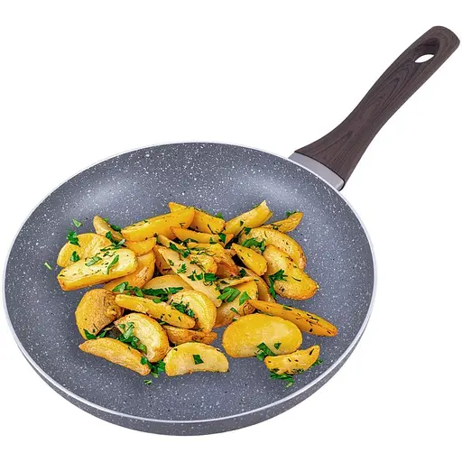 Сковорода з антипригарним покриттям Kamille 28 см Сіра 000274955