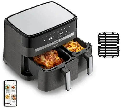 Мультипіч Tefal Dual Easy Fry & Grill Air Fryer EY905B10 - фото 5