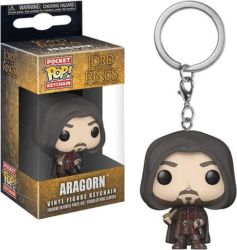 Фігурка-брелок Funko Pop Арагорн Володар Кілець Lord of the Rings Aragorn 4см FP LR KC 4 - фото 1