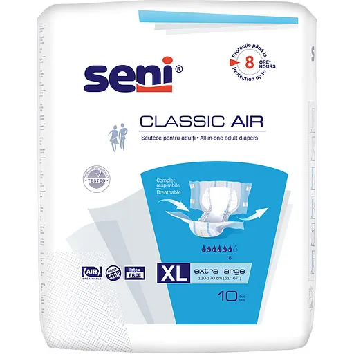 Підгузки для дорослих Seni Classic Air XL 10 шт. - фото 1