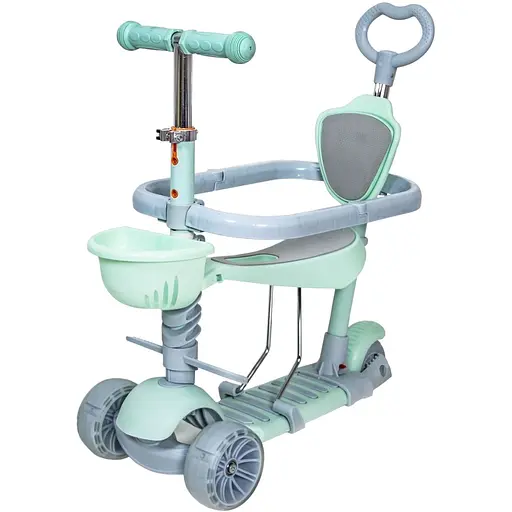 Самокат 5 в 1 Scale Sports Від 1-8 років М'ятний 000248279