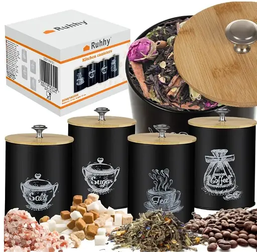 Кухонные контейнеры 4 шт. RUHHY 24578 - фото 2