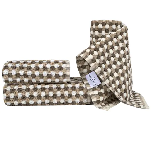 Рушник Lotus Home Ruta brown коричневий 50х70 см (svt-2000022349611) - фото 6