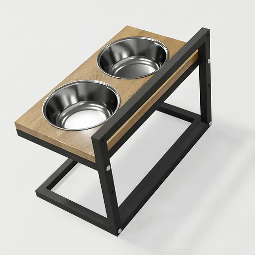 Hollky Flex M — миски на регульованій підставці для середніх собак (2 × 0.85 л) - фото 8